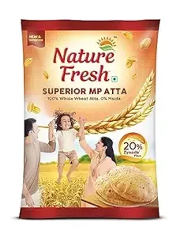  Nature Fresh Sampoorna Superior MP Wheat Atta: 10 kgs - 10kg