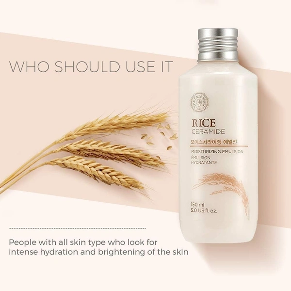  The Face Shop Rice Ceramide Moisturizing Emulsion: 150 Ml - 150ml