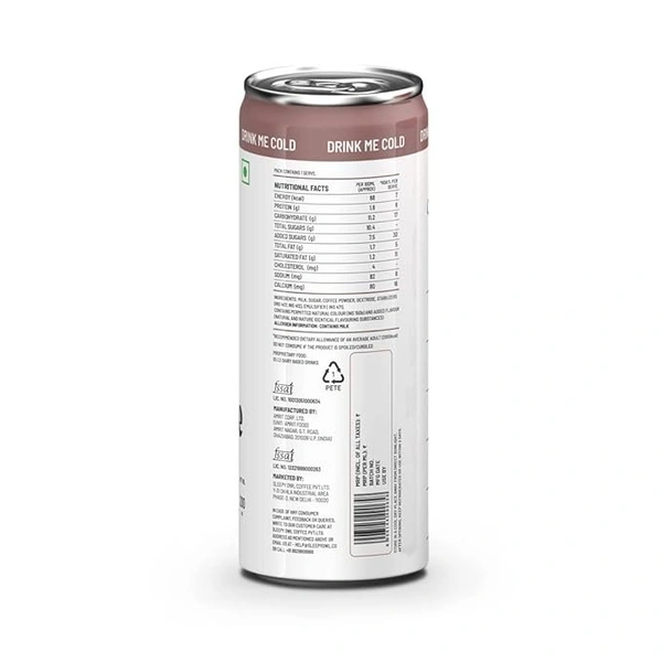 Sleepy Owl Cold Coffee Can Hazelnut: 230 ml - 230ML