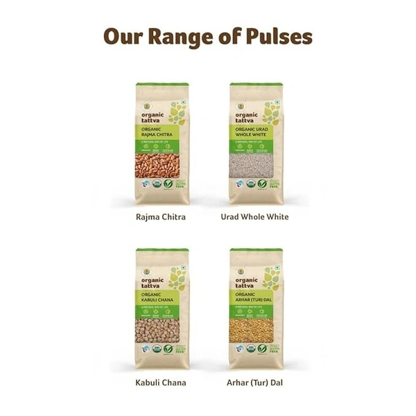 Organic Tattva Urad Dal Whole White: 500 g - 500g