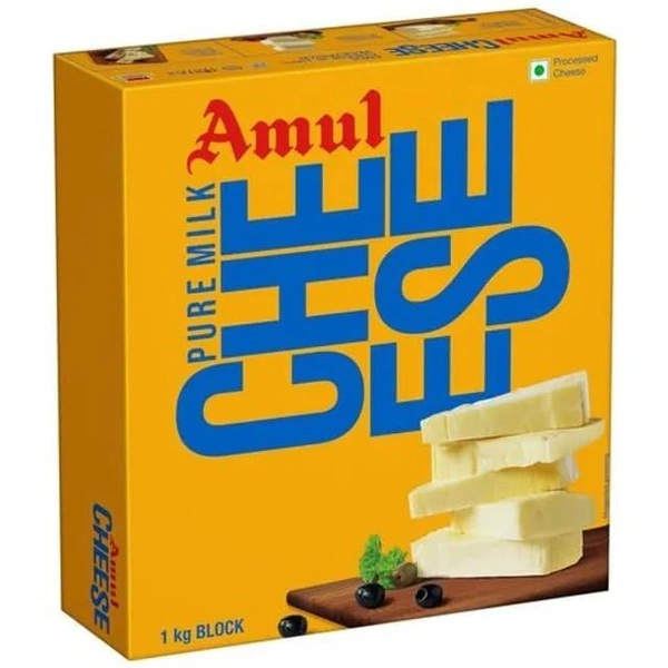 Amul Cheese Block: 1 kgs - 1 kg
