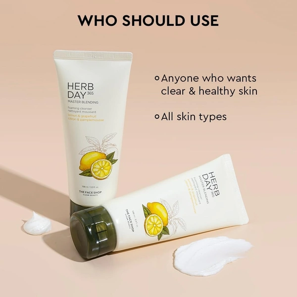  The Face Shop Foaming Cleanser Lemon & Grapefruit: 100 ml - 100ml