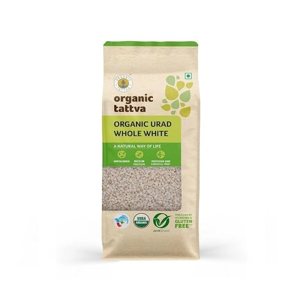 Organic Tattva Urad Dal White Split: 500 g - 500g