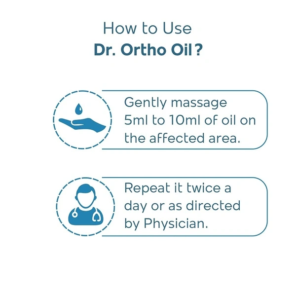 Dr. Ortho Ayurvedic Medicine Oil: 120 ml - 120ml