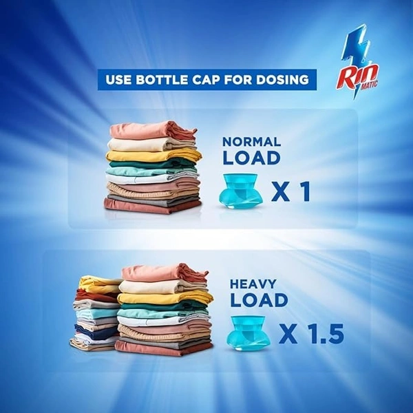 Rin Matic  Rin Matic Top Load Bright Lock Liquid Pouch: 2 L - 2l