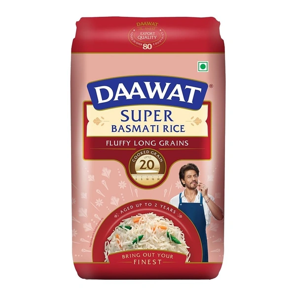 Daawat Super Basmati Rice: 1 kg - 1kg