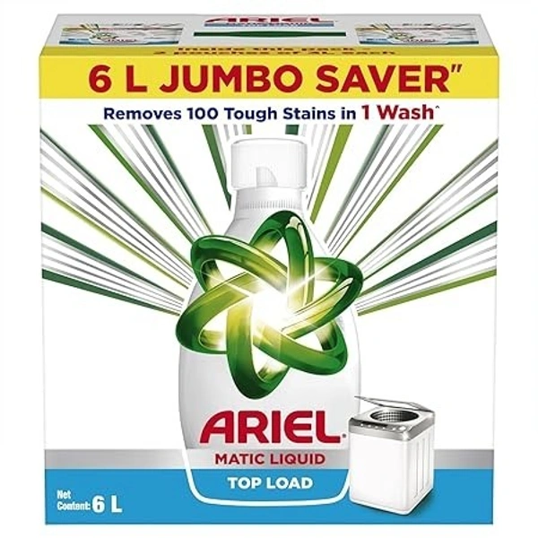  Ariel Matic Liquid Top Load: 6 L - 6 L