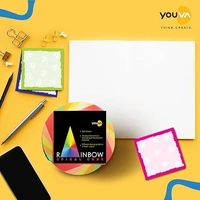 Navneet Youva Rainbow Spiral Cube 500 Sheets: 1 Unit - 1 Unit