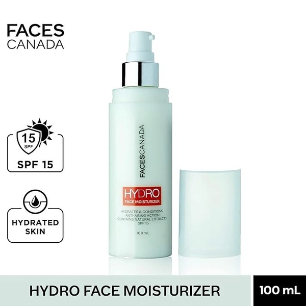  Faces Canada Hydro Face Moisturizer: 100 ml - 100ml