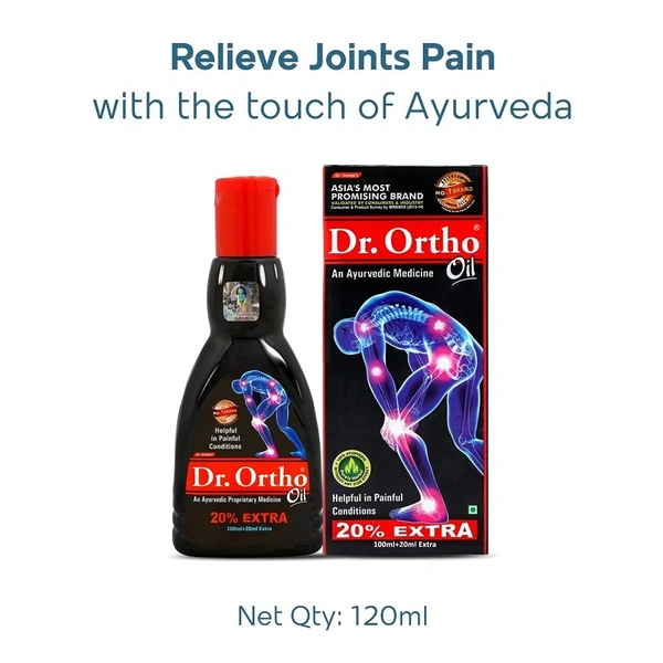 Dr. Ortho Ayurvedic Medicine Oil: 120 ml - 120ml