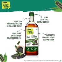 Tata Simply Better Cold Pressed Sesame Oil: 910 g - 1L