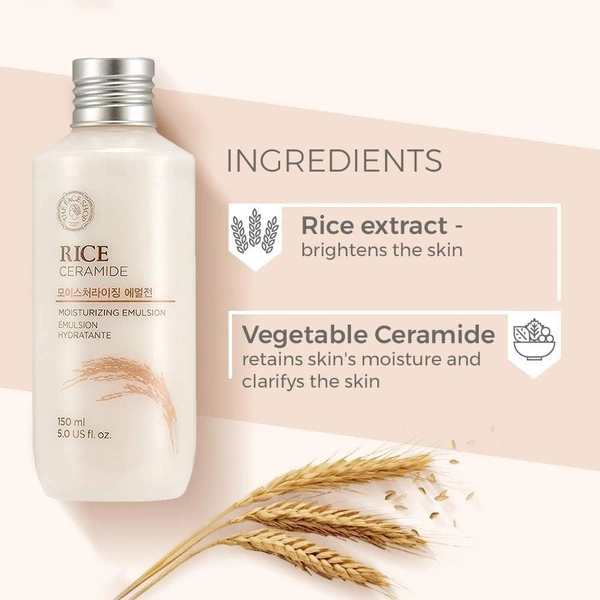  The Face Shop Rice Ceramide Moisturizing Emulsion: 150 Ml - 150ml