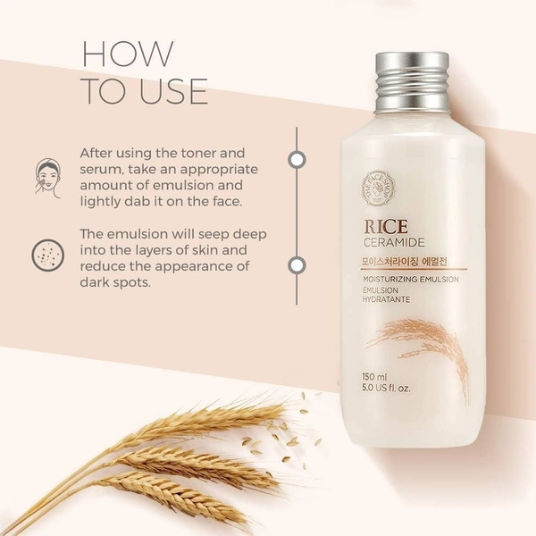 The Face Shop Rice Ceramide Moisturizing Emulsion: 150 Ml - 150ml