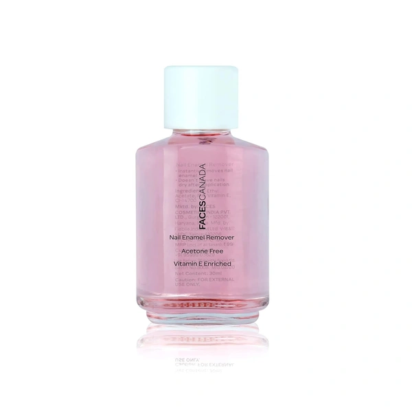  Faces Canada Faces Canada Nail Enamel Remover Transparent: 30 ml - 30ml