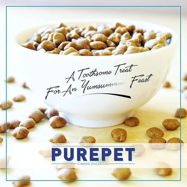 Purepet Mackerel Adult Cat Food: 1 kg - 1 kg