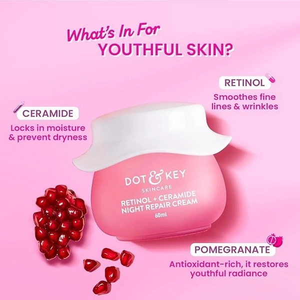  Dot & Key Night Reset Retinol + Ceramide Cream: 60 ml - 60 ml