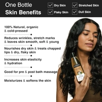 Soulflower Cold Pressed Coconut Extra Virgin Oil: 120 ml - 120ml