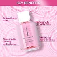  Faces Canada Faces Canada Nail Enamel Remover Transparent: 30 ml - 30ml