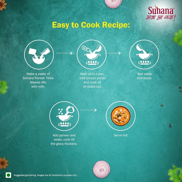 Suhana Paneer Tikka Mix Masala: 50 g - 50G