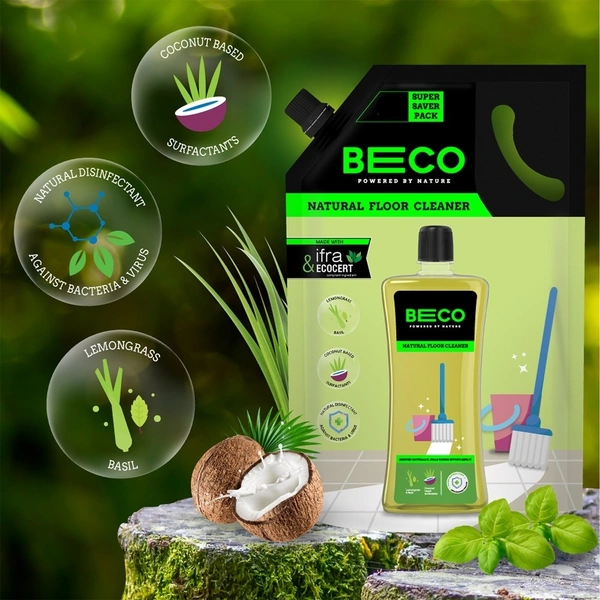 Beco Natural Floor Cleaner Liquid: 2 L - 2l