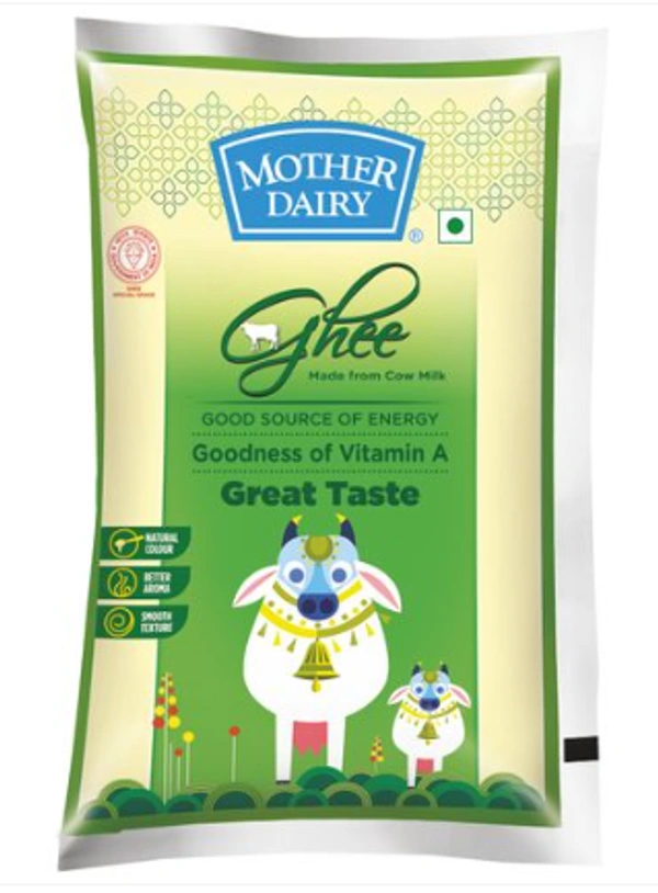  Mother Dairy  Mother Dairy Pure Cow Ghee - 1L