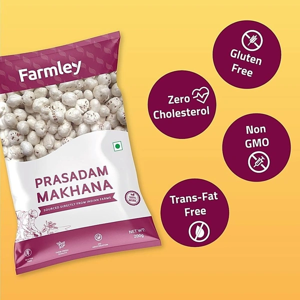 Farmley Prasadam Makhana Pouch: 200 g - 200g