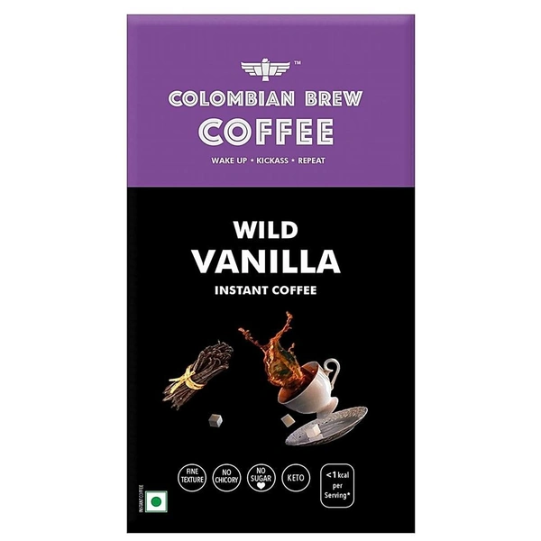 Colombian Brew Instant Coffee Wild Vanilla: 100 g - 100g