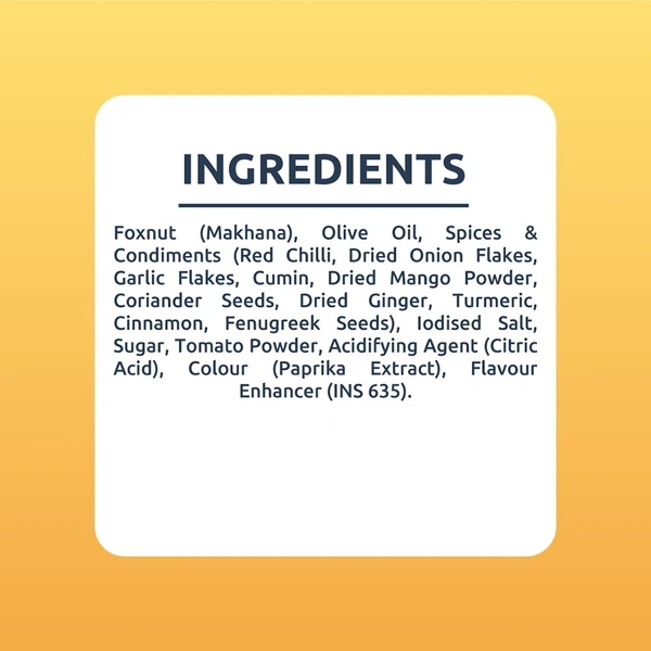 Farmley Tangy Tomato Makhana Jar: 83 g - 83g