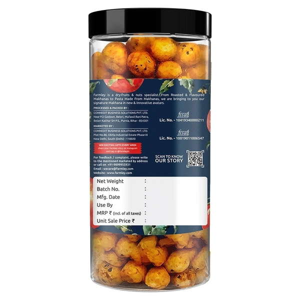 Farmley Tangy Tomato Makhana Jar: 83 g - 83g