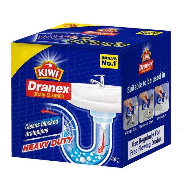 Kiwi  Kiwi Dranex Drain Cleaner (6U X 50g): 300 g - 300g