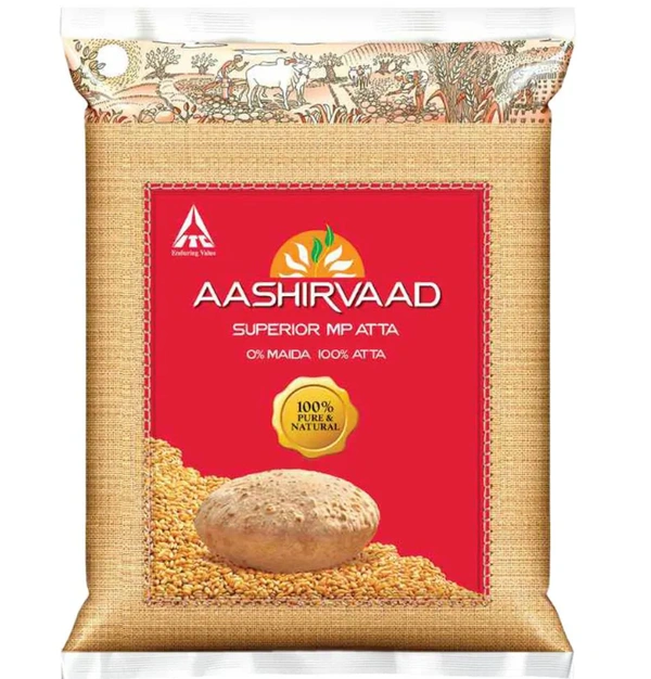 Aashirvaad Superior Whole Wheat MP Atta  - 1kg