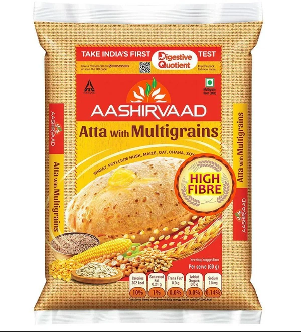 Aashirvaad Multigrains Atta  - 10kg