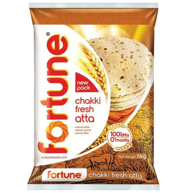 Fortune Chakki Fresh Atta  - 5kg