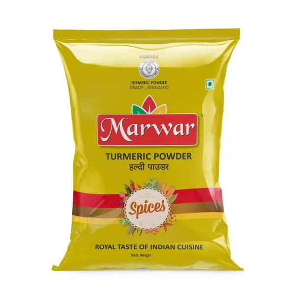 Marwar Turmeric Haldi Powder (Agmark Grade)  - 1kg