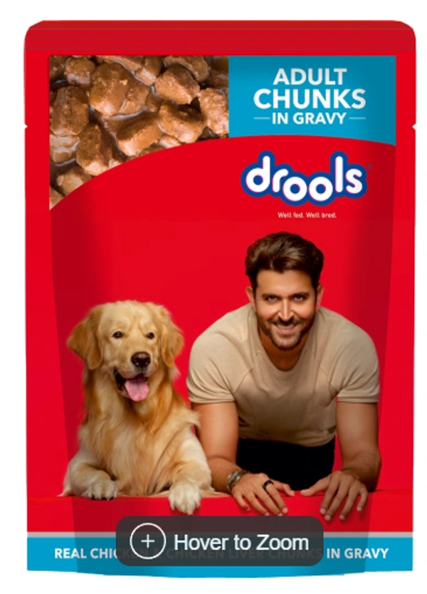  Drools  Drools Adult Chunks In Gravy:  - 150 g