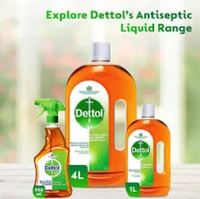  Dettol Antiseptic Liquid:  - 1L