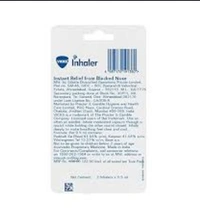  Vicks  Vicks Inhaler:  - 2x0.5 ml