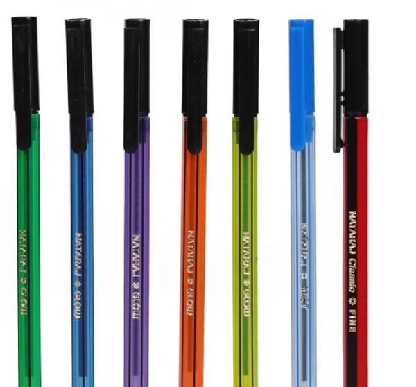  Nataraj GCM Ball Pen Jar (Blue) -  - 100 Pieces: