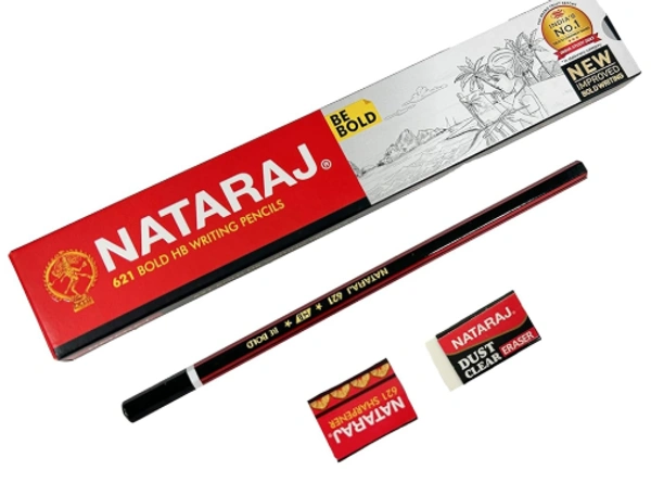  Nataraj 621 Writing Pencils:  - 10 Pieces