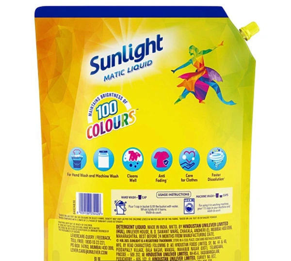  Sunlight  Sunlight Matic Liquid - 4L