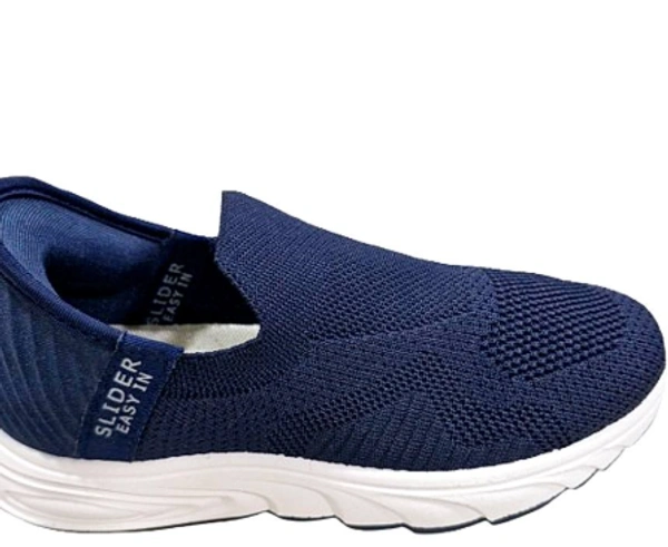  Comfort  Walk Comfort Walk Ladies Slider Shoes (Navy Blue): Size  - 41