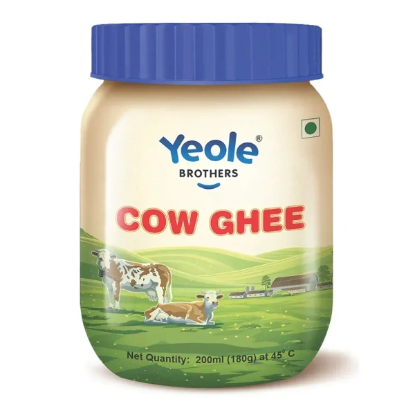 Yeole Brothers  Yeole Brothers Cow Ghee Jar (200 ml): 180 g - 180 G