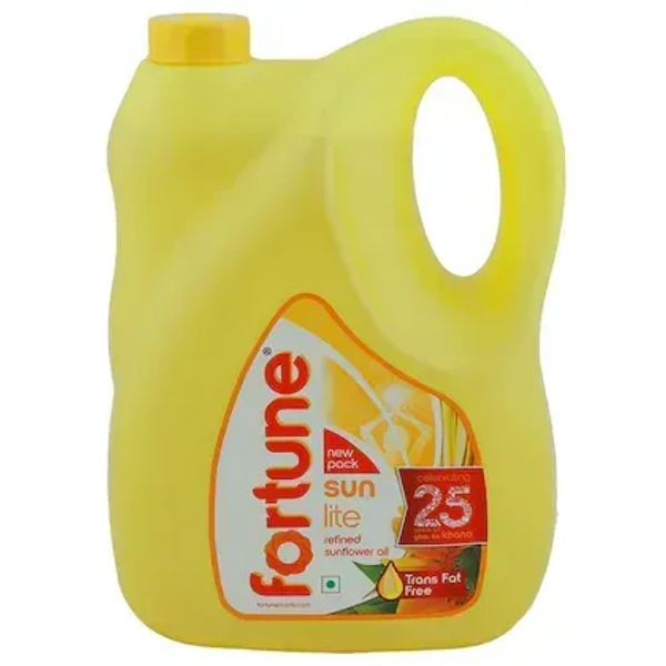Fortune Sunlite Refined Sunflower Oil: 4.35 kg - 4.35kg