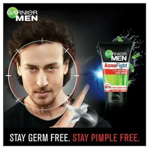  Garnier Men Acno Fight Face Wash: 100 g - 100g