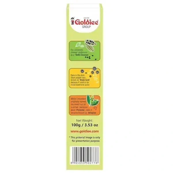  Goldiee Sabji Masala: 100 g - 100g