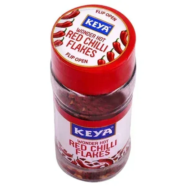  Keya Keya Wonder Hot Red Chilli Flakes: 40 g - 40g