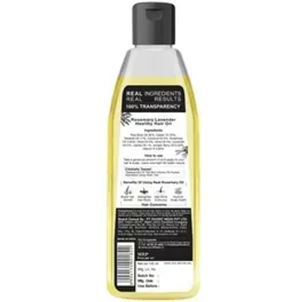  Soulflower Rosemary Lavender Amla Healthy Hair Oil: 100 ml - 100ml