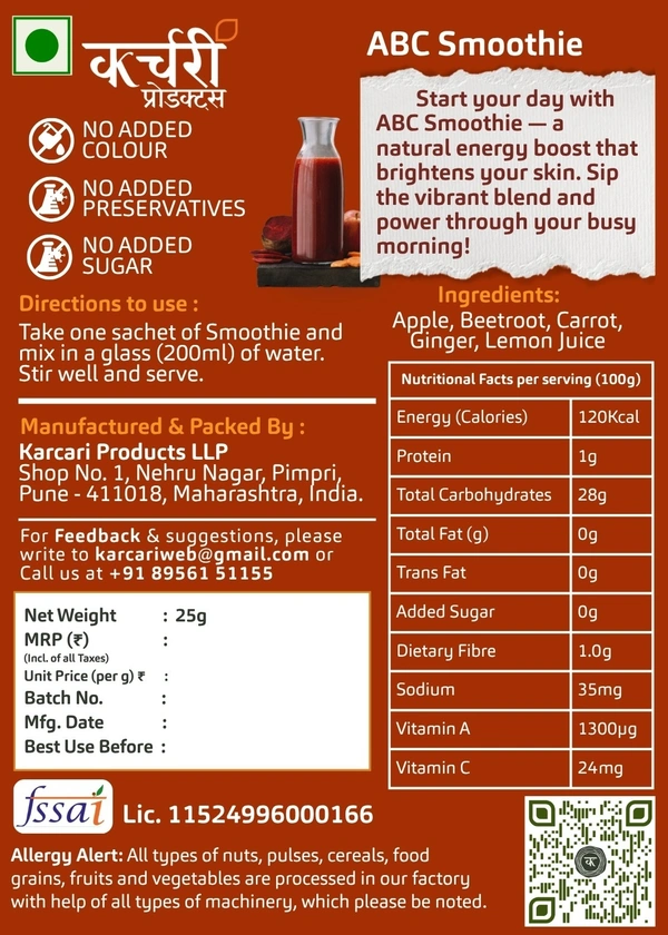 ABC Smoothie - Sip Smart. Live Bright.