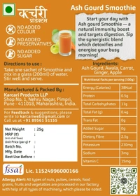 Ash Gourd Smoothie - celebration of luxury and vitality