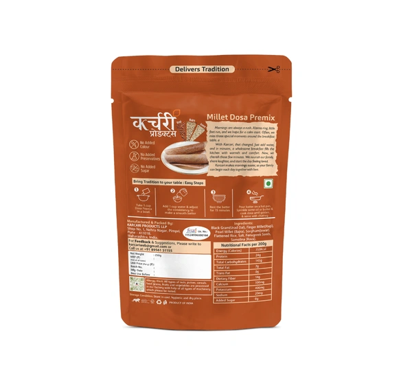 Millet Dosa Premix - Power-packed ancient millets
